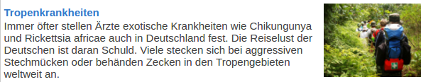 Tropenkrankheiten